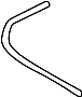 Image of Engine Coolant Reservoir Hose image for your 1999 Mazda MIATA 1.8L A/T Base Convertible 
