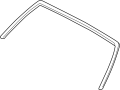 Image of Windshield Molding (Front) image for your Mazda MIATA  