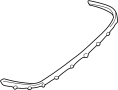 Image of Belt molding. MOULDING. (Rear) image for your 2003 Mazda MIATA   