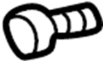 Image of Bolt. Screw. (Lower). A Bolt used to attach. image for your 2012 Mazda 3 2.0L M/T i Sedan 