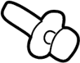 Image of Trim. Quarter. Clip. Fastener. Panel. (Lower). Console Screw. Quarter. image for your 2005 Mazda RX-8   