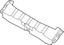 Image of Grille Reinforcement image for your 2011 Mazda MX-5 Miata 2.0L A/T Special Edition Convertible 