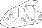 Image of Bracket. Fog Lamp. Mount Bracket. (Left, Front) image for your 2015 Mazda CX-9   