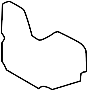 Image of Gasket. Engine. Separator. Crankcase Vent Valve Seal. Oil Filter.  A component which. image for your 2008 Mazda Mazda 3