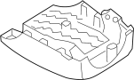 Image of Steering Column Cover (Lower) image for your 2004 Mazda 6 3.0L Duratec V6 A/T S Wagon 