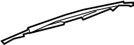 Image of Windshield Wiper Blade (Front) image for your 2009 Mazda MX-5 Miata   
