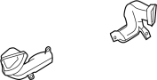 Image of Instrument Panel Air Duct (Left, Lower) image for your 2011 Mazda MX-5 Miata   