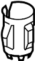 View Trim. Clip. Pillar. Panel. (Upper) Full-Sized Product Image