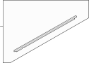 Image of Door Window Belt Weatherstrip (Front) image for your 2005 Mazda Miata