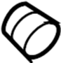 View Door Glass Spacer (Front) Full-Sized Product Image 1 of 2