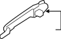 Image of Handle RigHT RigHT (R), Outer. Handle, outside. image for your 2016 Mazda CX-9   