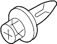 Image of Quarter Panel Trim Panel Clip (Lower) image for your 2011 Mazda Mazda 3