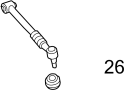 View Arm. Cap. Dust. (RR). Lateral. (Rear, Upper, Lower) Full-Sized Product Image