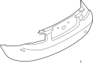 Image of Bumper Cover (Rear) image for your 2011 Mazda MX-5 Miata  Grand Touring Convertible 