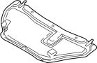 Image of Hood Insulation Pad image for your 1993 Mazda MPV   