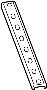Image of Suspension Crossmember Reinforcement image for your 2012 Mazda 2 1.5L A/T Sport Hatchback 