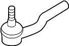 Image of Steering Tie Rod End image for your 1987 Mazda 323 1.6L A/T Base Wagon 