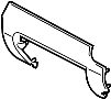 Image of Instrument Panel Trim Panel (Front, Lower) image for your 2004 Mazda 6  S Hatchback 