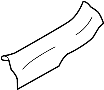 Image of Door Sill Plate (Right, Rear) image for your 2005 Mazda B4000   