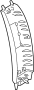 Image of Door Pillar Post Trim Set (Upper) image for your 2009 Mazda 6   