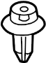 View Trim. Clip. Fastener. Panel. Quarter. (Rear, Upper, Lower) Full-Sized Product Image