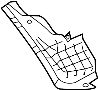 Image of Bumper Splash Shield (Right) image for your 2010 Mazda CX-7  Sport Sport Utility 