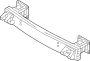 Image of Bumper Impact Bar (Front) image for your 2009 Mazda 6  S Sedan 