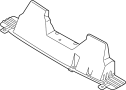 Image of Radiator Air Seal (Upper) image for your 2013 Mazda 3 2.5L Duratec M/T S Hatchback 