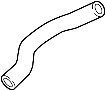 Image of Radiator Coolant Hose (Lower) image for your 1991 Mazda MIATA   