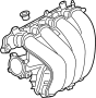 Image of Engine Intake Manifold image for your 2004 Mazda 3  S Hatchback 