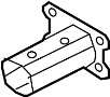 Image of Suspension Subframe Reinforcement Bracket (Right, Front) image for your 2017 Mazda CX-9   