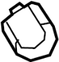 View Wiper. Arm. Windshield. Cover. Cap. (Front) Full-Sized Product Image 1 of 4