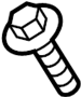 Image of Windshield Wiper Linkage Bolt image for your 2024 Mazda CX-5 2.5 Turbo 2.5L SKYACTIV AWD