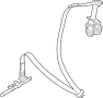 Image of Belt''B''. Belt'B', Pretensioner. (Right) image for your 2020 Mazda CX-3  Sport Sport Utility 