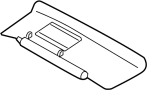 Image of Sun Visor (Right) image for your 2018 Mazda MX-5 Miata   
