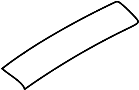 Image of Finish plate. Garnish, Top. (Rear). Included with: Rear. image for your 2024 Mazda MX-5 Miata   