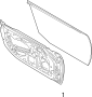 Image of Door Outer Panel (Front) image for your 1999 Mazda B3000   