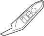 View Door Switch Trim Panel Full-Sized Product Image 1 of 2