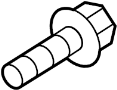 View Screw. Bolt. (Front, Rear, Upper, Lower) Full-Sized Product Image