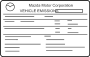 Image of Label, Emission. image for your 2021 Mazda 3  Premium Hatchback 
