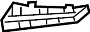 Image of Bracket. Bumper Side. Outer Bracket. (Left, Front). Included with: Upper. image for your Mazda