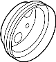 View PULLEY, WATER PUMP.  Full-Sized Product Image
