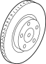 Image of Disc Brake Rotor image for your 2008 Mazda 6 2.3L M/T i Hatchback 