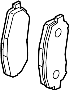 Image of Disc Brake Pad Set (Front) image for your 2007 Mazda B4000   