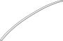 Image of MOULDING. Roof Molding. (Left, Right) image for your 2023 Mazda 3   