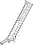 Image of Trim, ''A. Trim, 'A'PILLAR. Wndshld PILLAR Trim. (Right) image for your 2021 Mazda 3  2.5 Turbo Premium Plus Sedan 