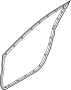 Image of Door Weatherstrip. Weatherstrip, Door. (Left) image for your 2020 Mazda 3  Base Hatchback 