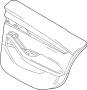 Image of Trim, Door. (Right, Rear) image for your 2020 Mazda 3 2.5L SKYACTIV M/T FWD Premium Hatchback 