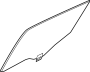 Image of Glass, Center. Window. Moveable Glass. (Right) image for your 2021 Mazda 3  2.5 S Sedan 
