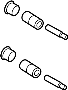 Image of Disc Brake Caliper Pin. A pin used with a float. image for your 2001 Mazda Millenia   